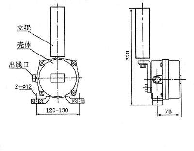 XLPP-J-II兩級跑偏開關煤礦用跑偏開關